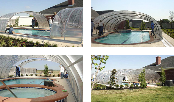 Installation Pool Enclosure